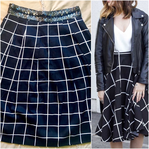 Daniel Rainn Dresses & Skirts - Beaded Midi Skirt - High Waist